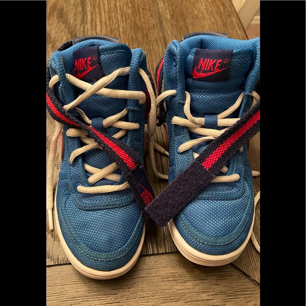 Little boys Nike high tops!